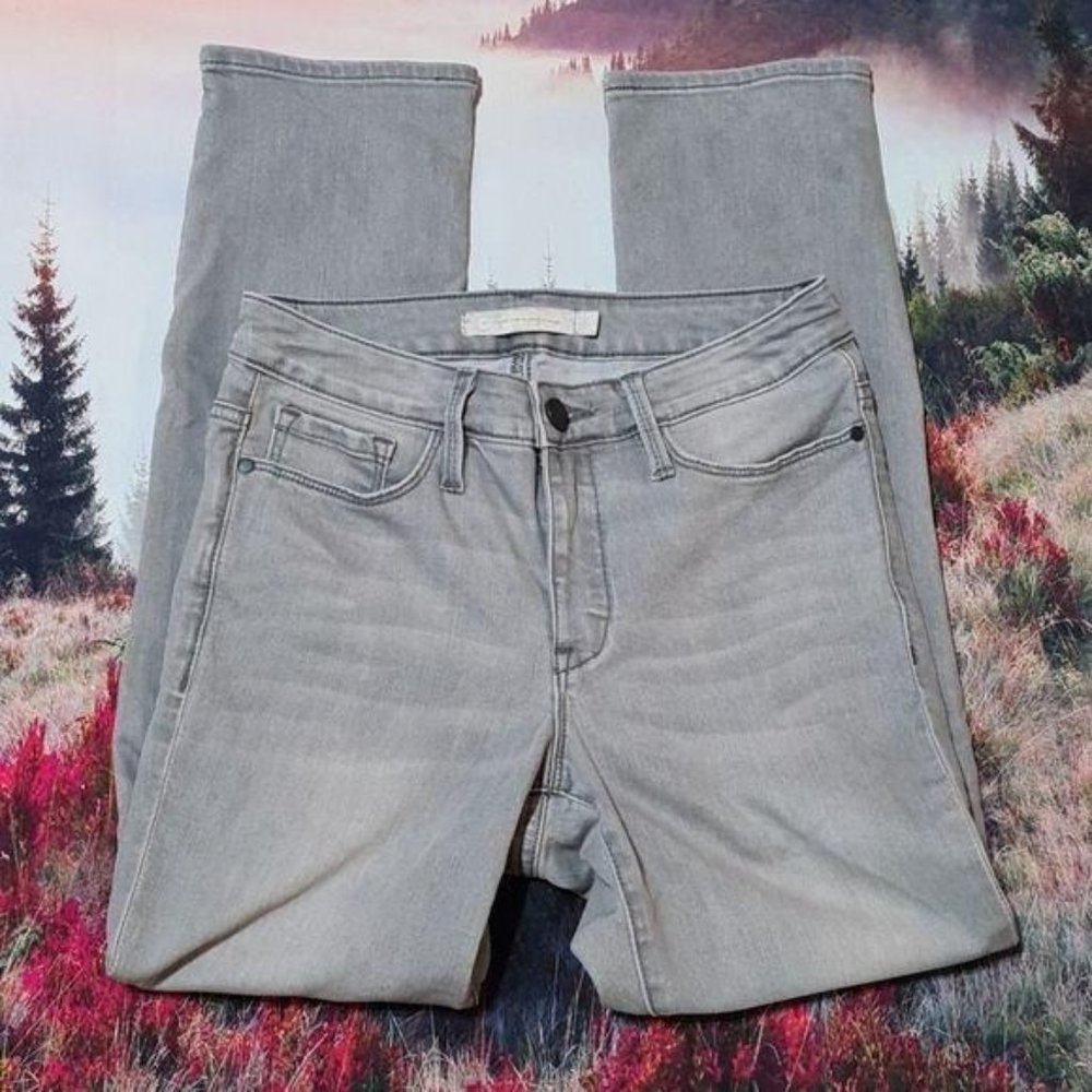 Athleta Sculptek Gray Skinny Jeans Size 2